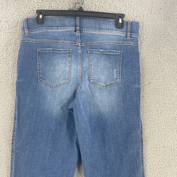 Spanx Womens Jeans Sz 1X (36 ) Pants Stretch Tummy shapewear Straight High Rise - Picture 7 of 13